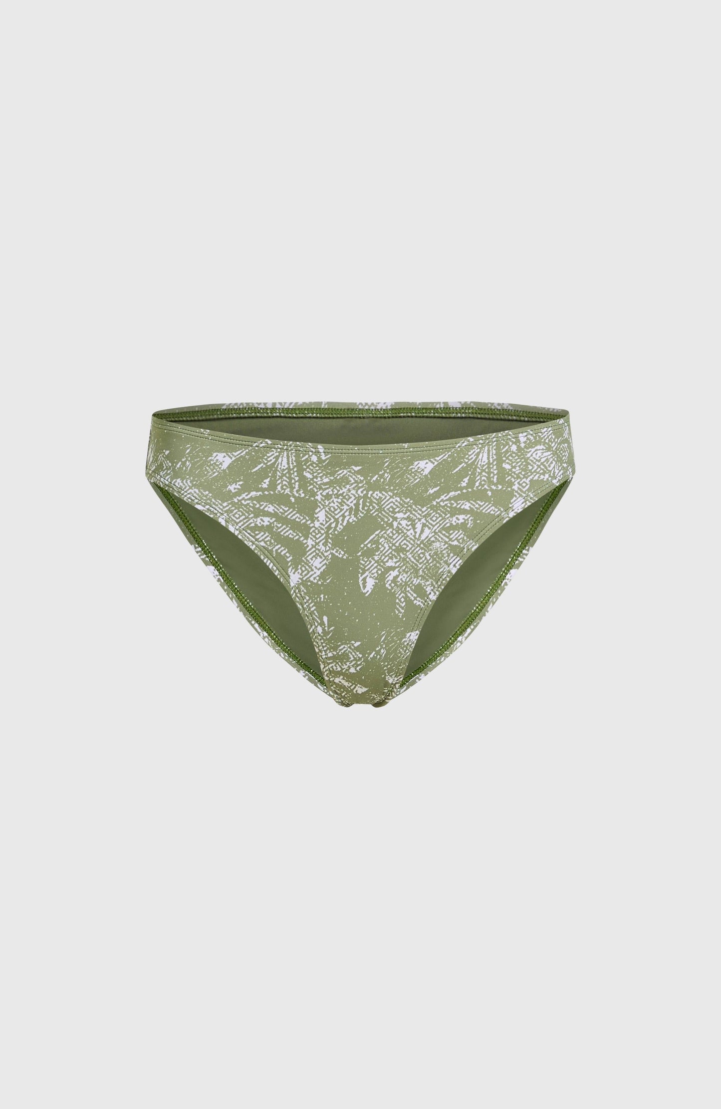 Rita Bikini Bottoms Women Green Textured Jungle