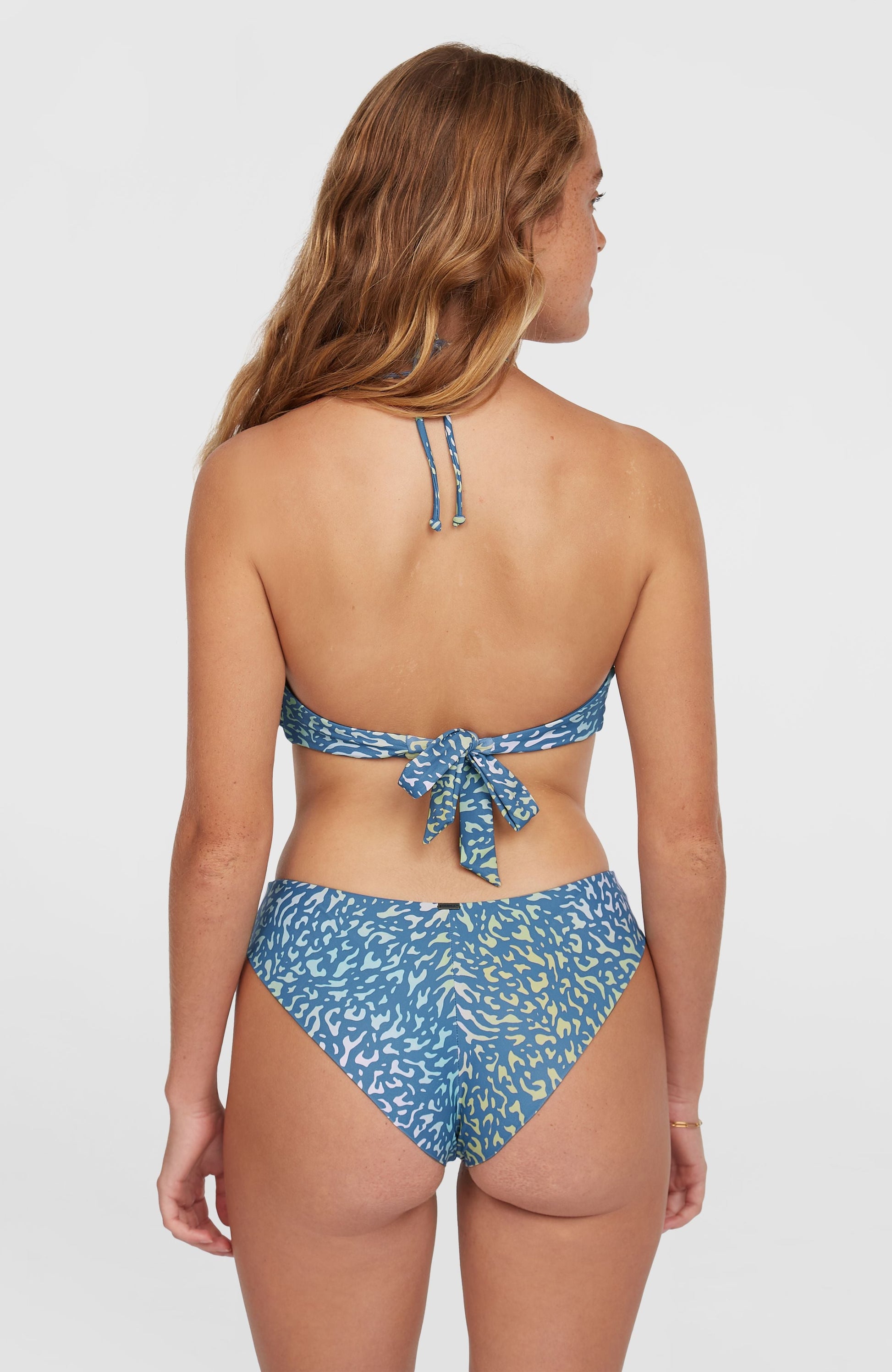 Maoi Bikini Bottoms Women Yellow Animal Blur