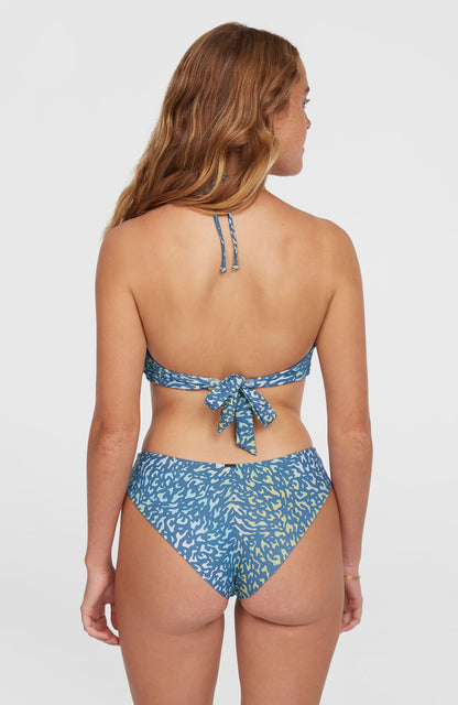Maoi Bikini Bottoms Women Yellow Animal Blur