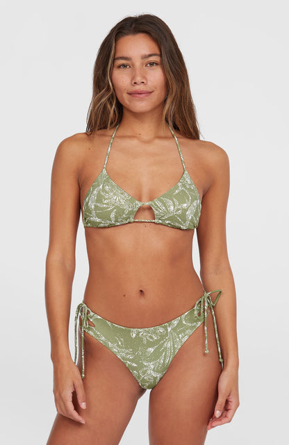 Madrid Jensen Bikini Set Women Green Textured Jungle