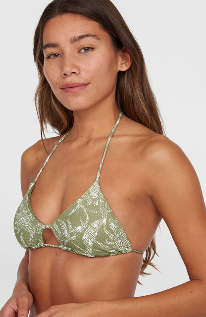 Madrid Jensen Bikini Set Women Green Textured Jungle