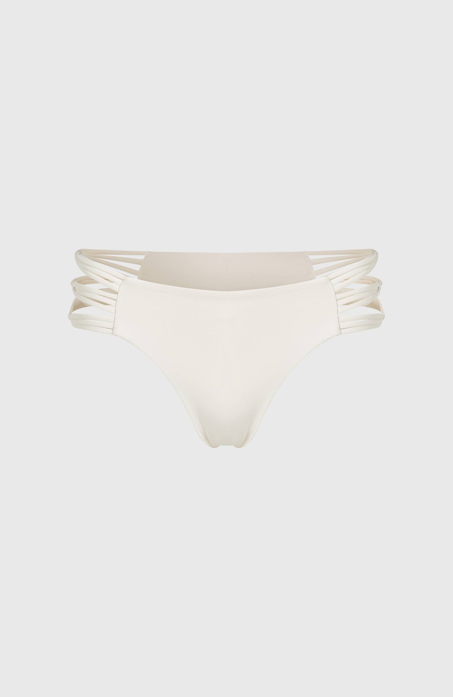 Boulders Strappy Sides Bikini Bottoms Women Snow White