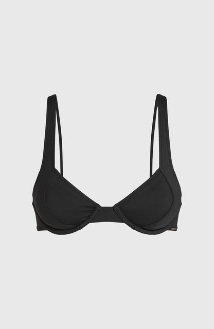 Elsie Underwire Bikini Top Women Black Out