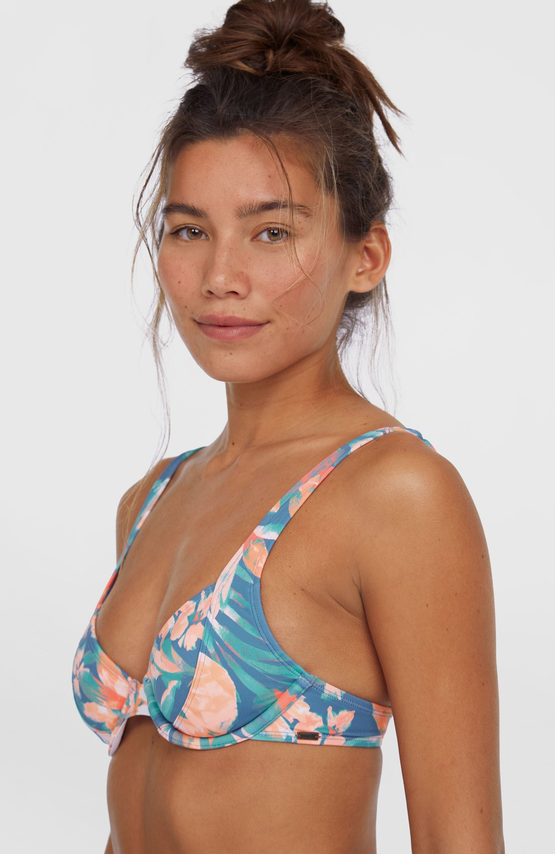 Saltwater Elsie Rita Bikini Set Women Blue Painted Tropics