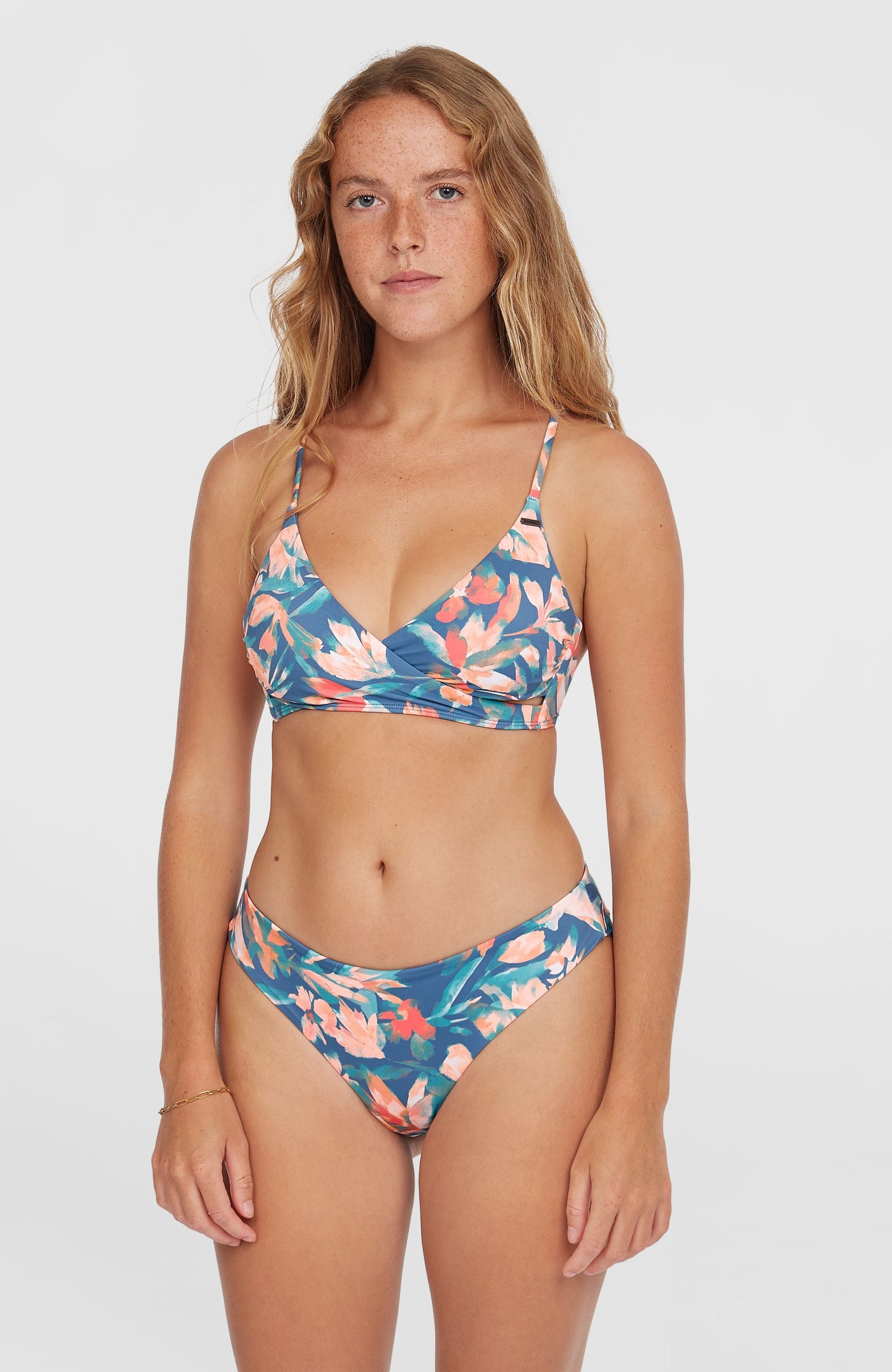 Essentials Baay Maoi Bikini Set Women Blue Painted Tropics