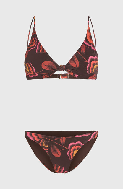 O'Riginals Pismo Flamenco Bikini Set Women Brown Originals Flower