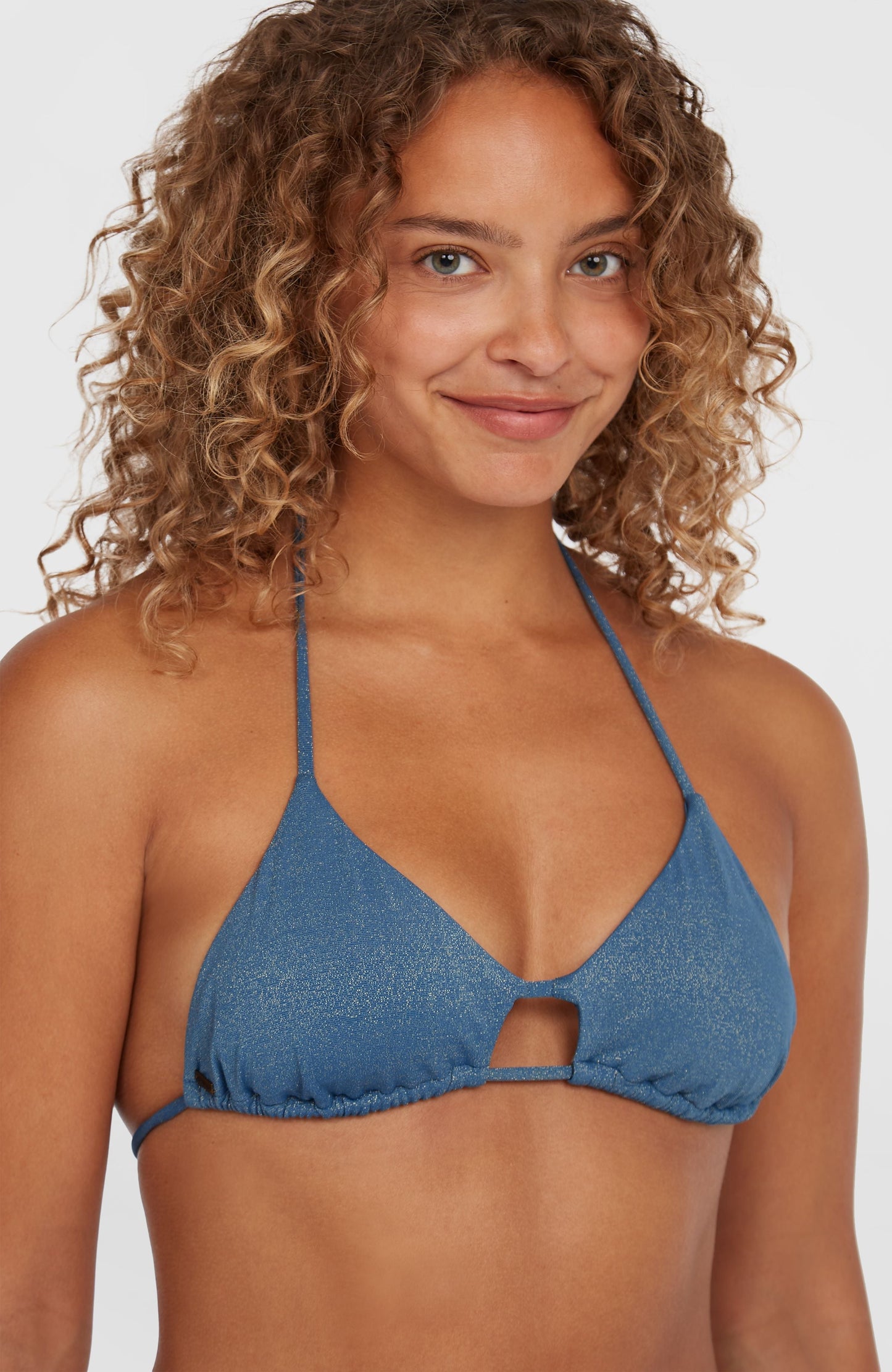 Beach Vintage Madrid Maracas Bikini Set Women Copen Blue