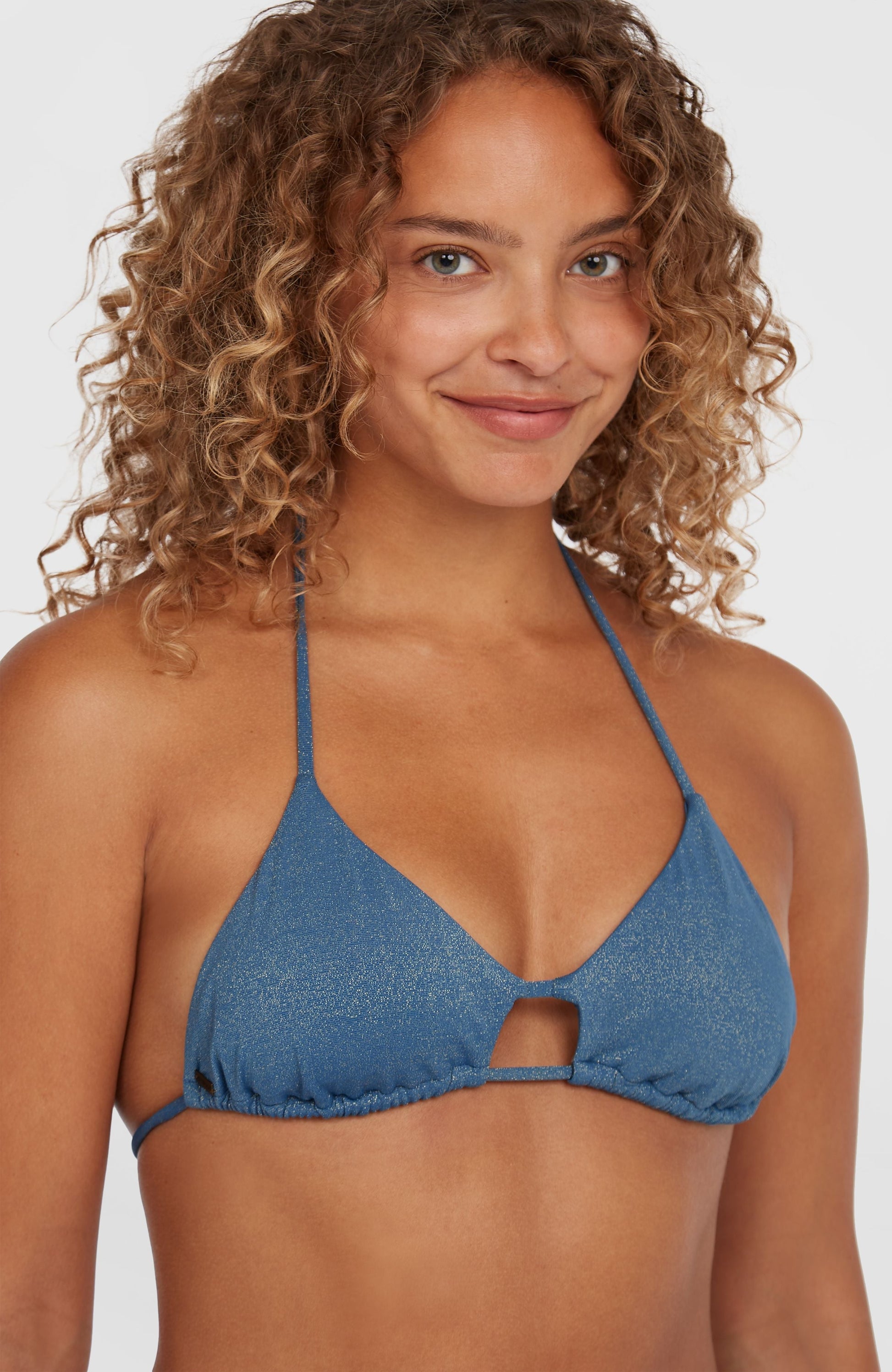 Beach Vintage Madrid Maracas Bikini Set Women Copen Blue