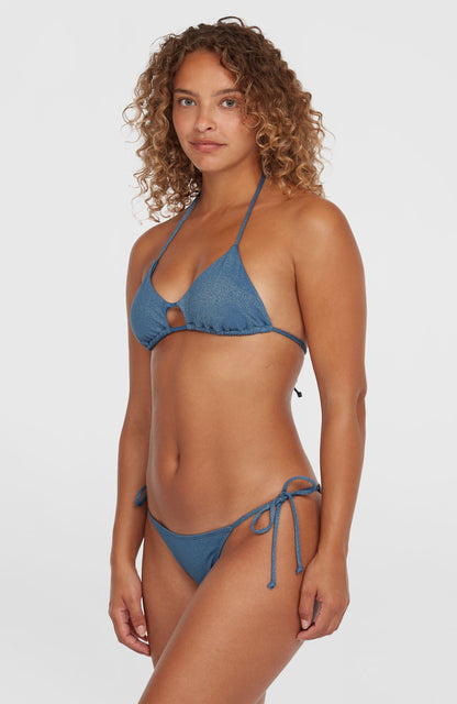 Beach Vintage Madrid Maracas Bikini Set Women Copen Blue