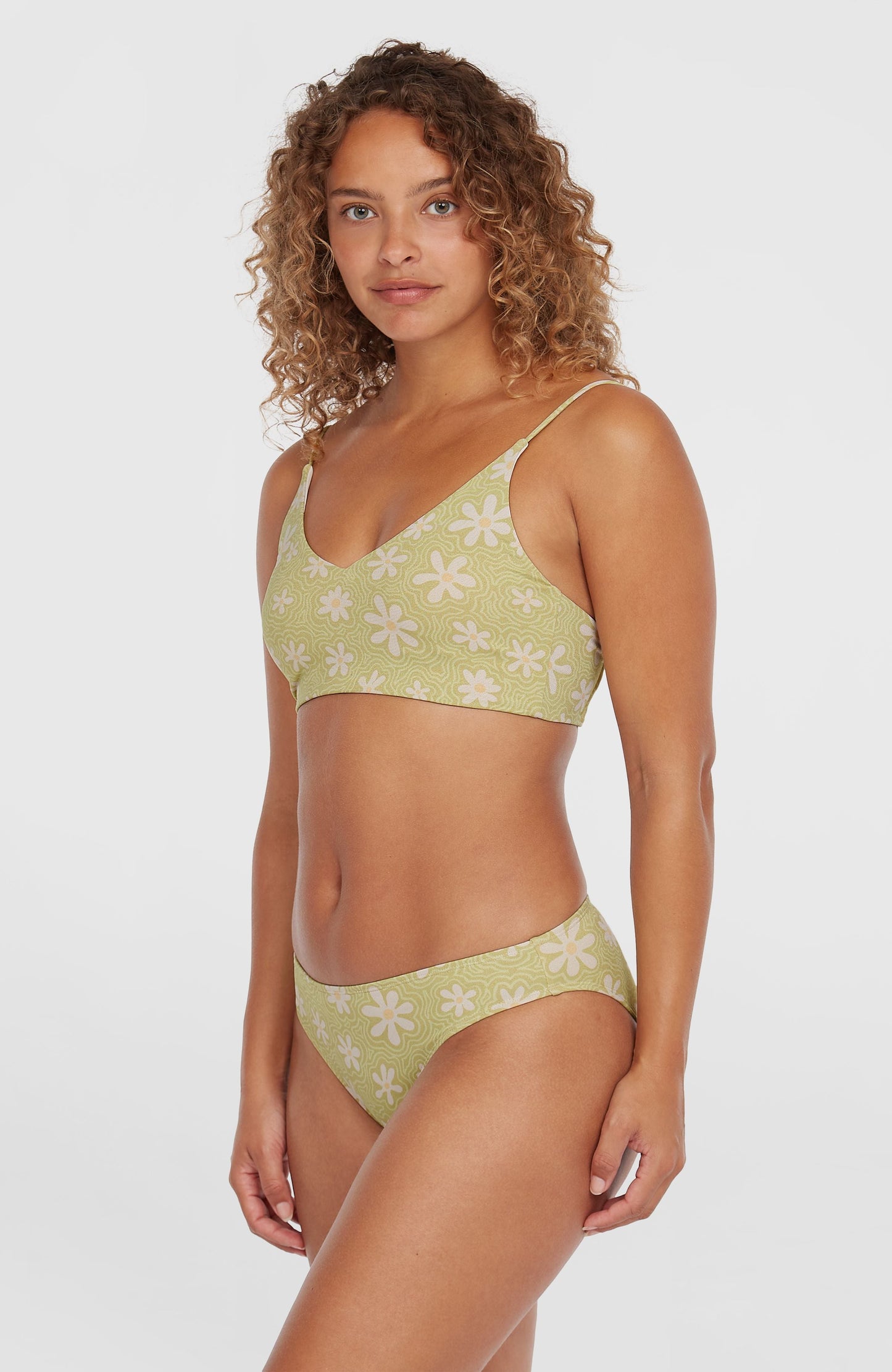 Beach Vintage Midles Rita Bikini Set Women Green Daisyline