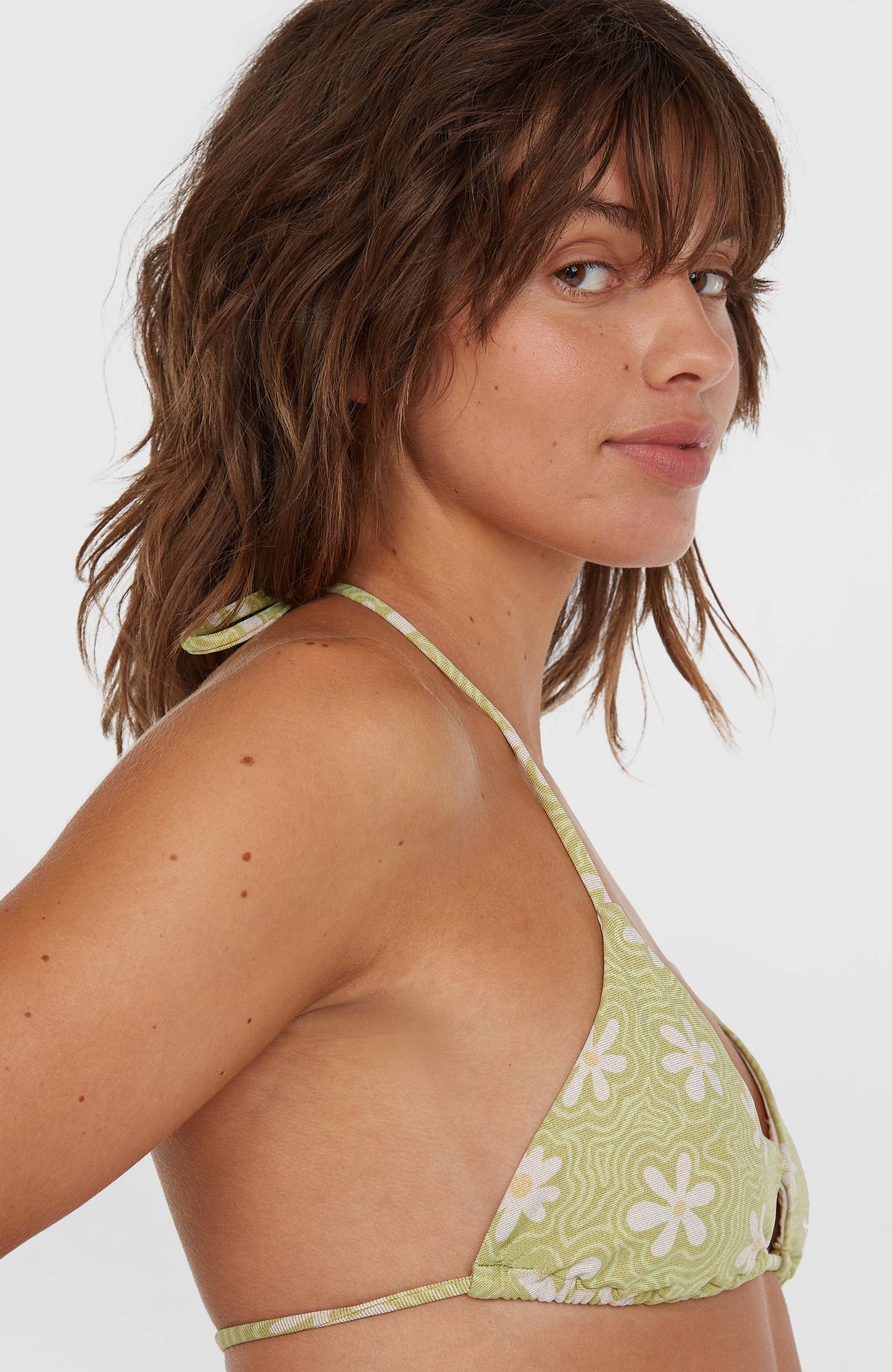 Beach Vintage Madrid Maracas Bikini Set Women Green Daisyline