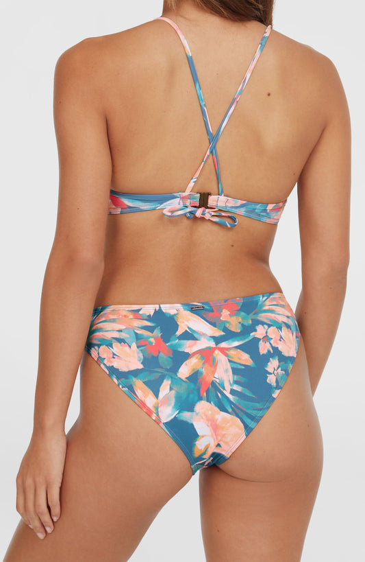 Rita Bikini Bottoms Women Blue Painted Tropics