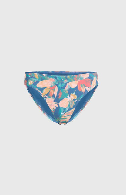 Rita Bikini Bottoms Women Blue Painted Tropics