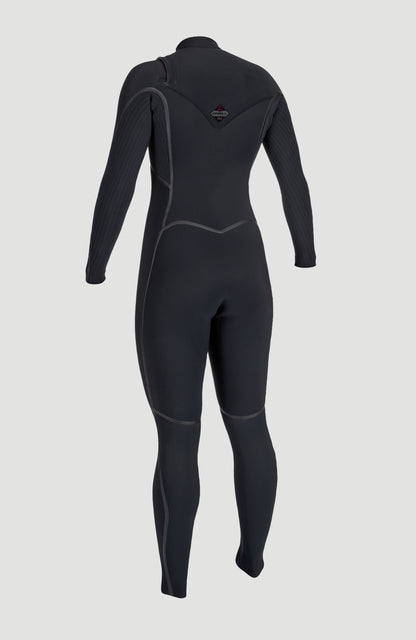 Hyperfreak Fire 4/3mm+ Chest Zip Full Wetsuit Women|Wetsuits BLACK/BLACK
