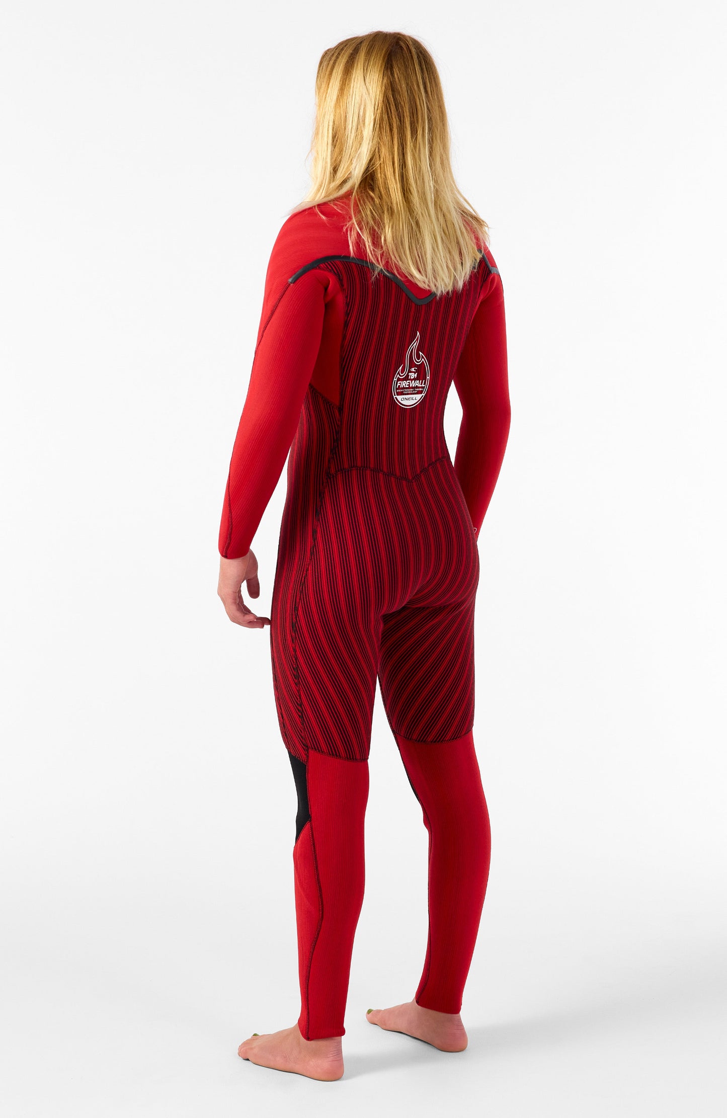 Hyperfreak Fire 4/3mm+ Chest Zip Full Wetsuit Women|Wetsuits BLACK/BLACK