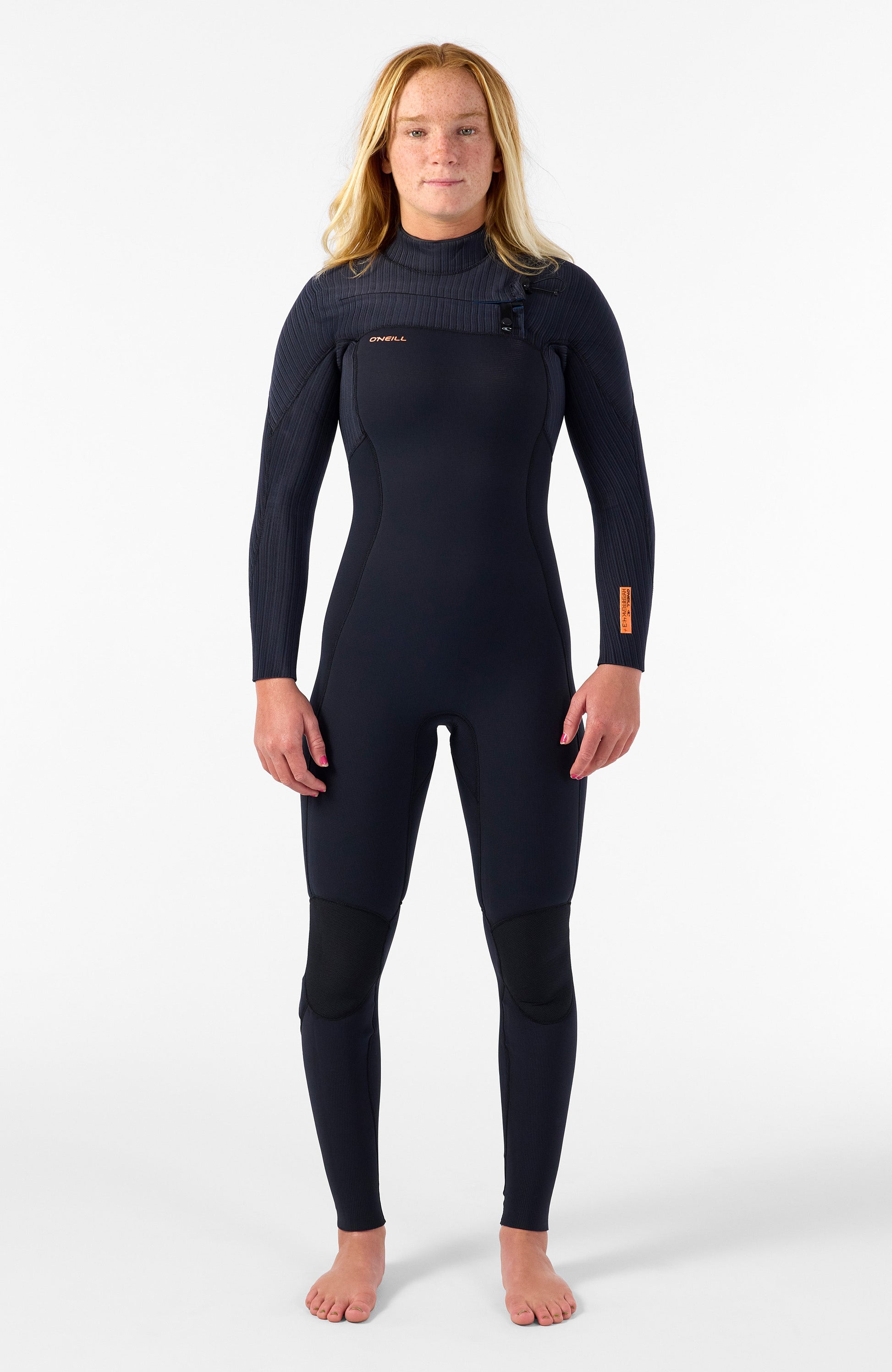 O'Neill Hyperfreak 5/4mm Chest Zip Full Wetsuit Women – O'Neill Women|Wetsuits BLACK/BLACK