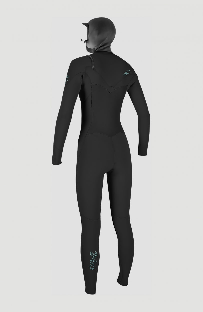 O'Neill Women Epic 6/5/4mm Chest Zip Full Wetsuit with Hood Women – O'Neill Women|Wetsuits BLACK/BLACK