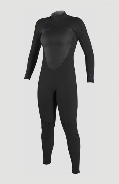 O'Neill Women Epic 4/3mm Back Zip Full Wetsuit Women – O'Neill Women|Wetsuits A05 BLK/BLK/BLK