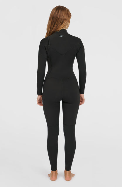 Epic 3/2 Chest Zip Full Wetsuit Women|Wetsuits A05 BLK/BLK/BLK