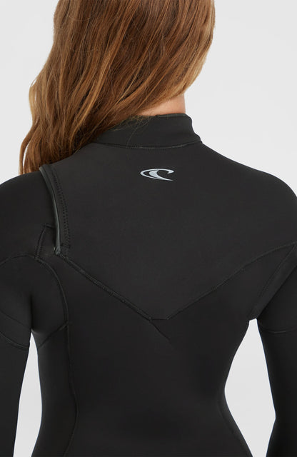 Epic 3/2 Chest Zip Full Wetsuit Women|Wetsuits A05 BLK/BLK/BLK