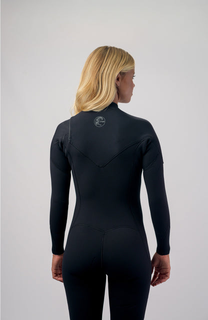 Wms O'Riginal RG8 5/4 Chest Zip Full Women|Wetsuits Black