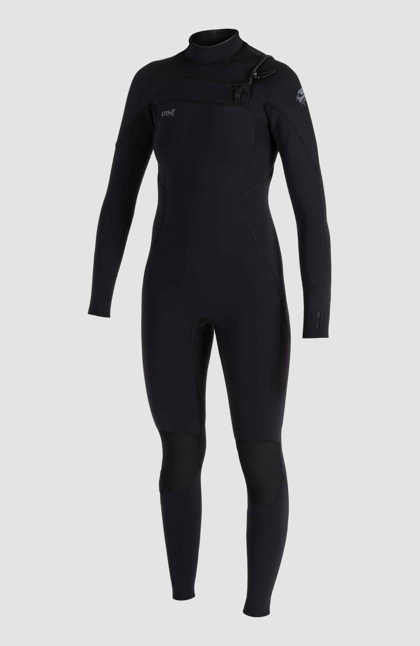 Epic 5/4mm Chest Zip Full Wetsuit Women A05 BLK/BLK/BLK