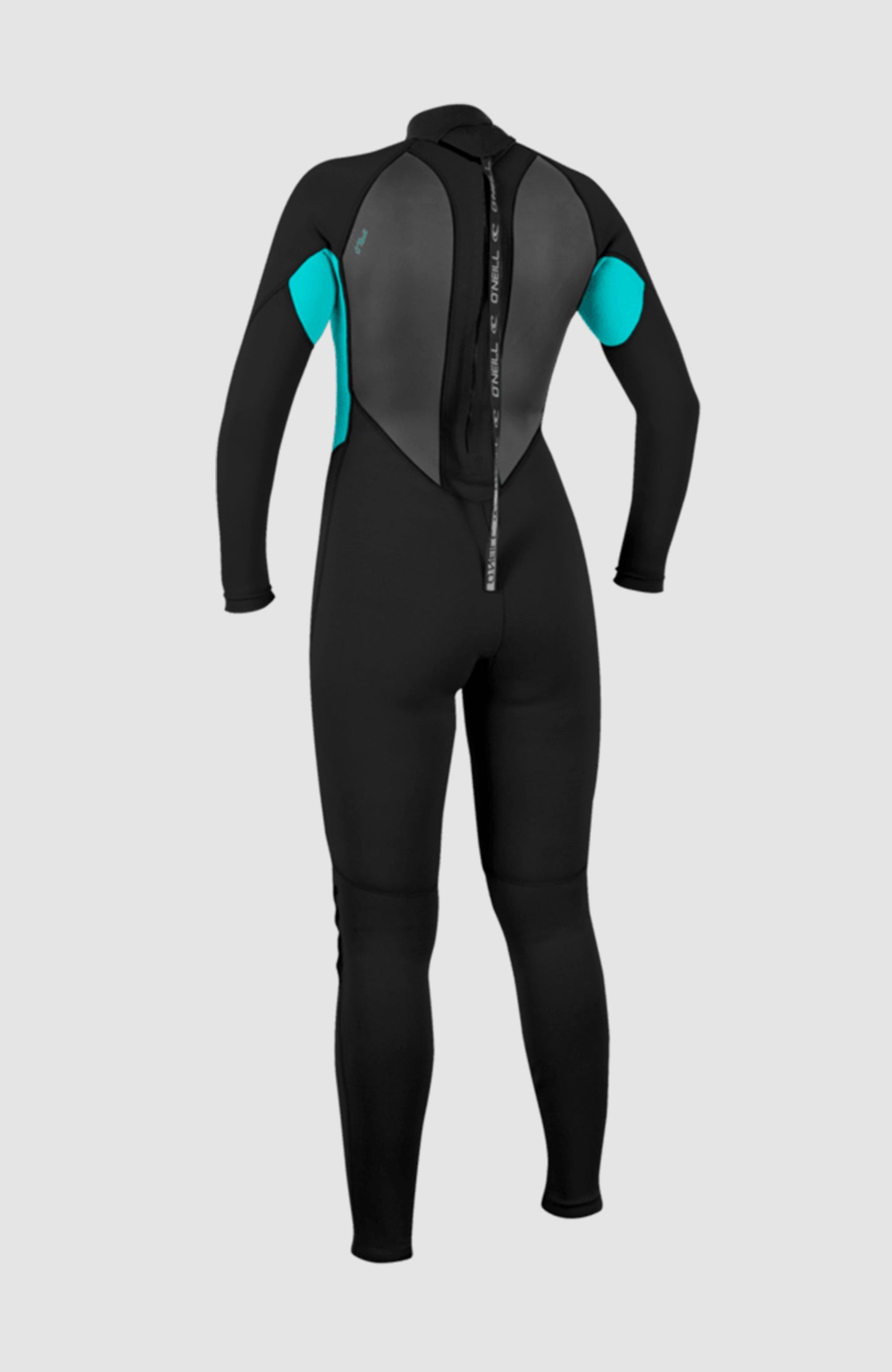 Reactor-2 3/2 Back Zip Full Wetsuit Women|Wetsuits BLK/LTAQUA