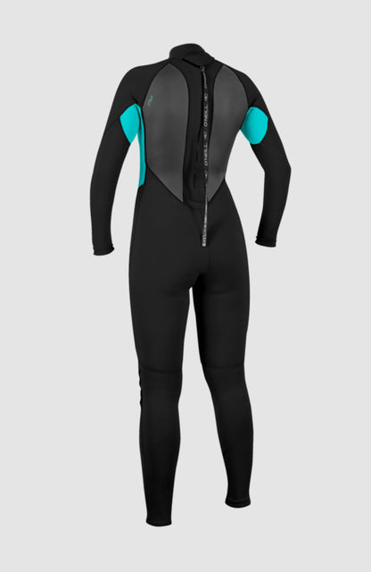 Reactor-2 3/2 Back Zip Full Wetsuit Women|Wetsuits BLK/LTAQUA
