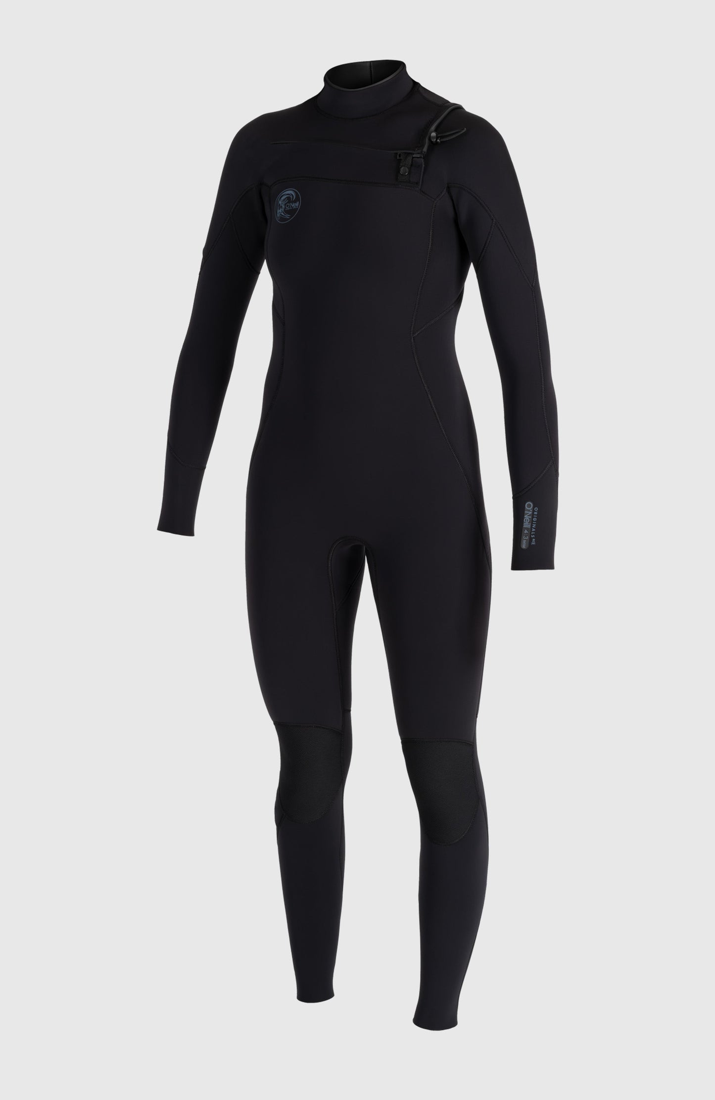 O'Riginals RG8 4/3mm Chest Zip Full Wetsuit Women A05 BLK/BLK/BLK