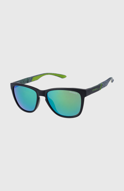 ONS-9055-2.0-127P – O'Neill Women|Men MATTE BLACK/ GREEN RETRO PRINT