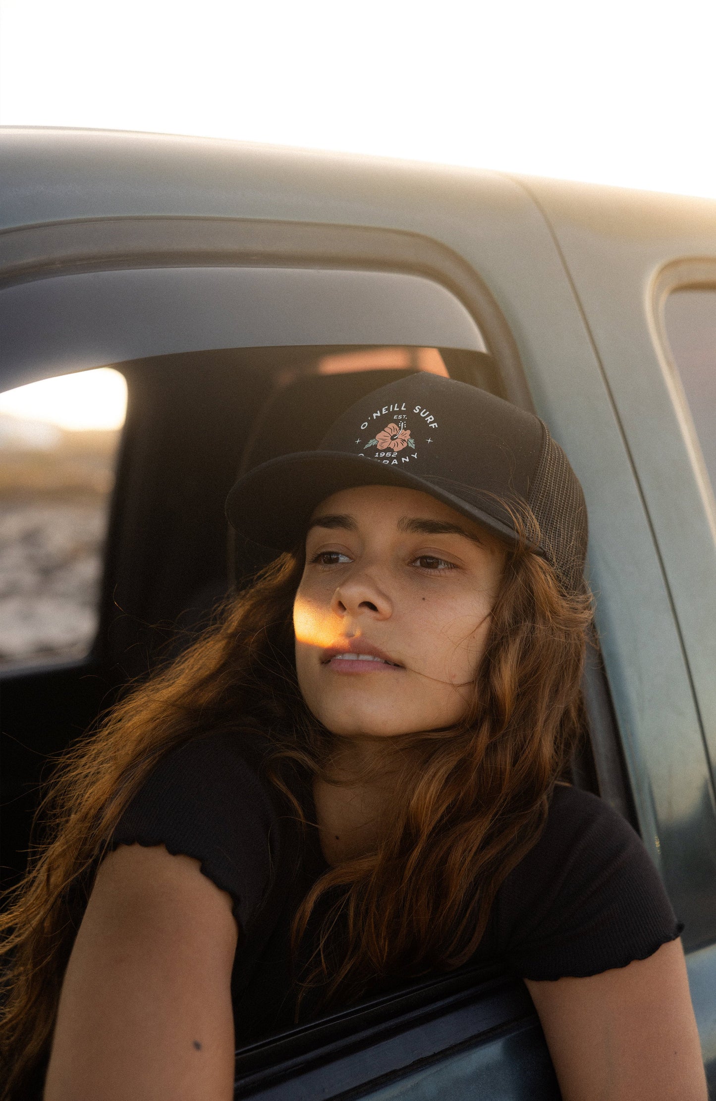 Seacoast Trucker Cap Women Black Out