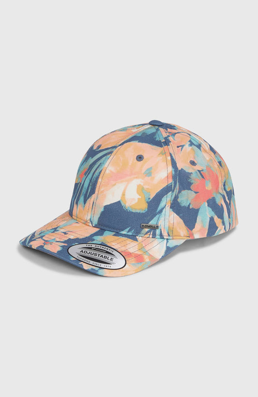 Seacoast Cap Women Blue Painted Tropics