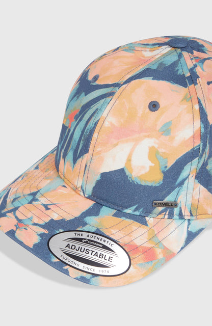 Seacoast Cap Women Blue Painted Tropics