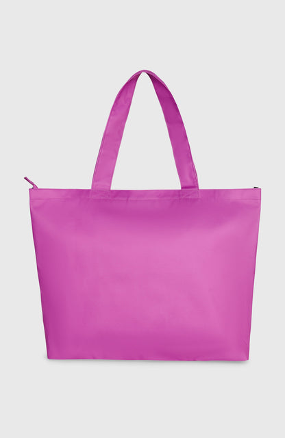 Coastal Tote Bag Women Electric Fuschia