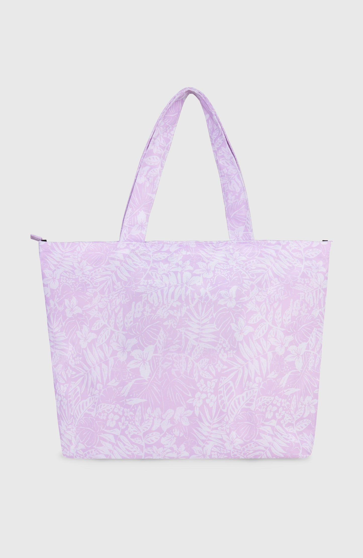 Coastal Print Tote Bag Women Purple Island Sky