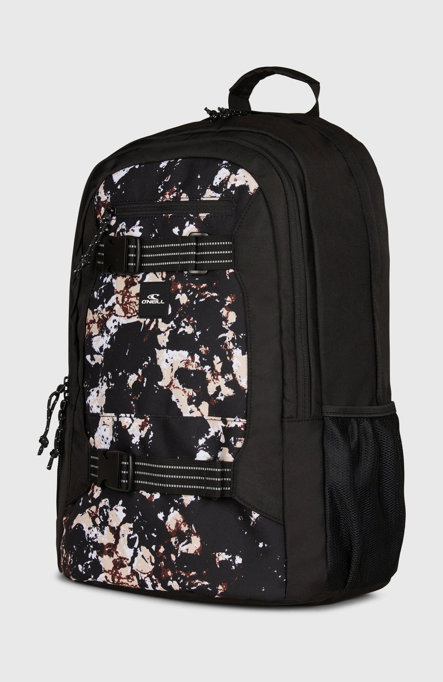Boarder Backpack Women|Men Black/Beige Quarry