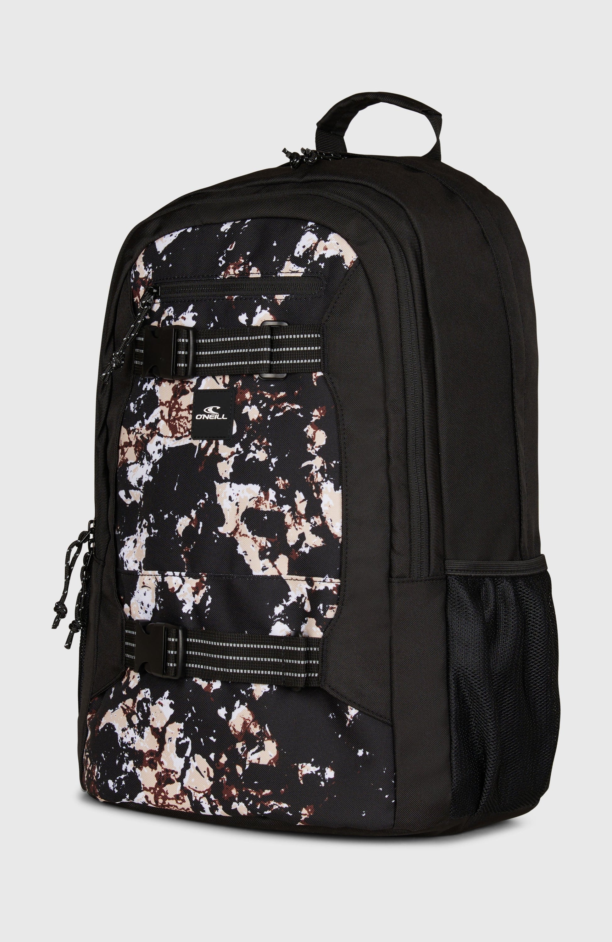 Boarder Backpack Women|Men Black/Beige Quarry