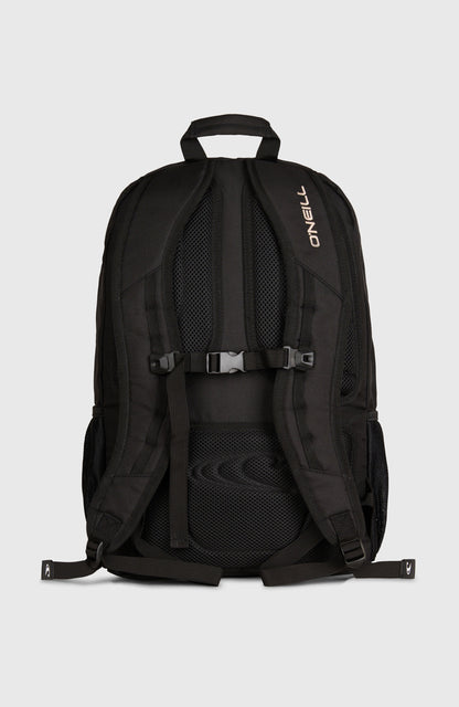 Boarder Backpack Women|Men Black/Beige Quarry
