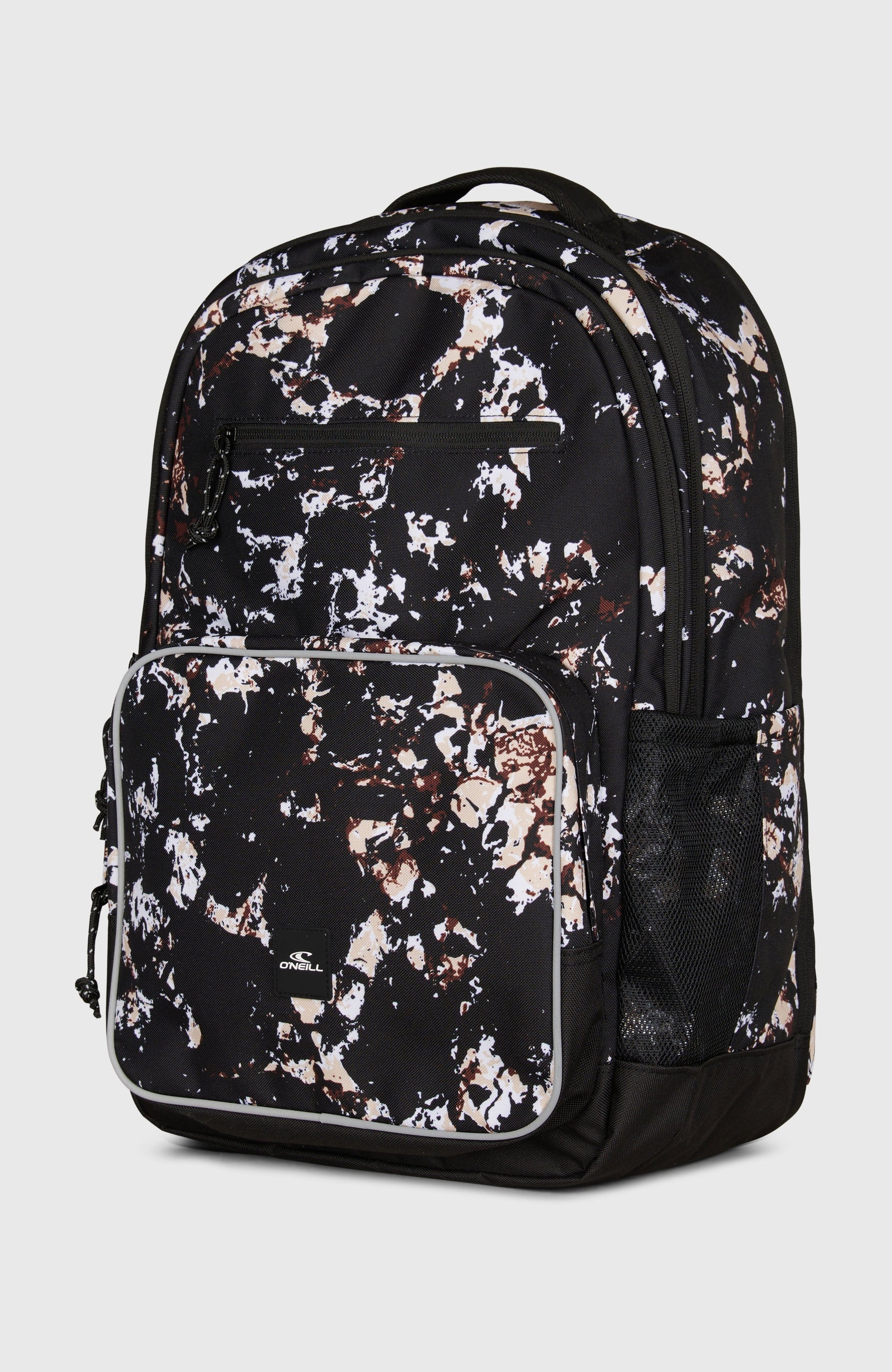 President Backpack Women|Men Black/Beige Quarry
