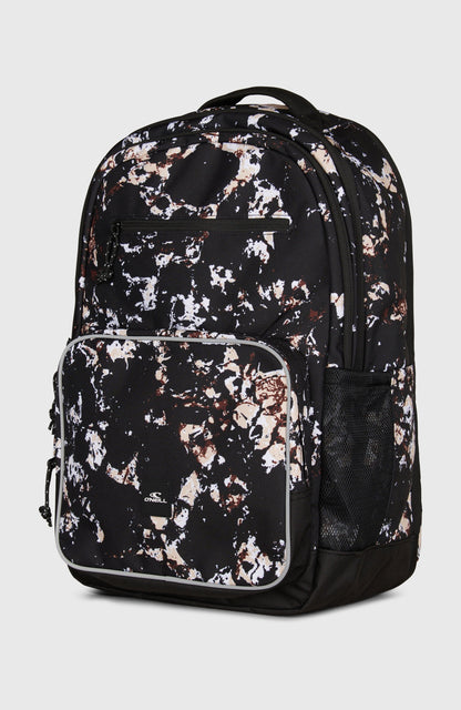 President Backpack Women|Men Black/Beige Quarry