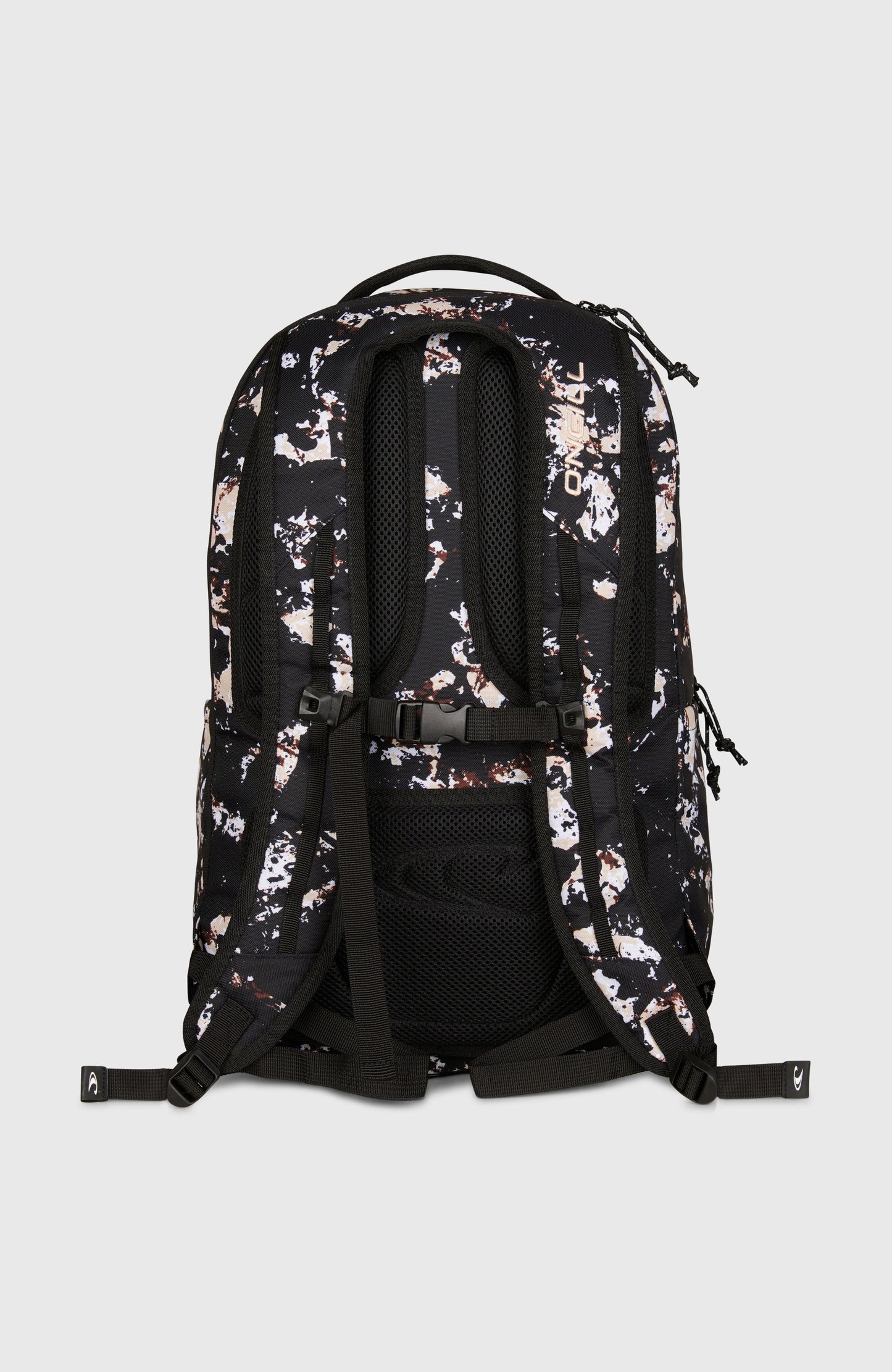 President Backpack Women|Men Black/Beige Quarry