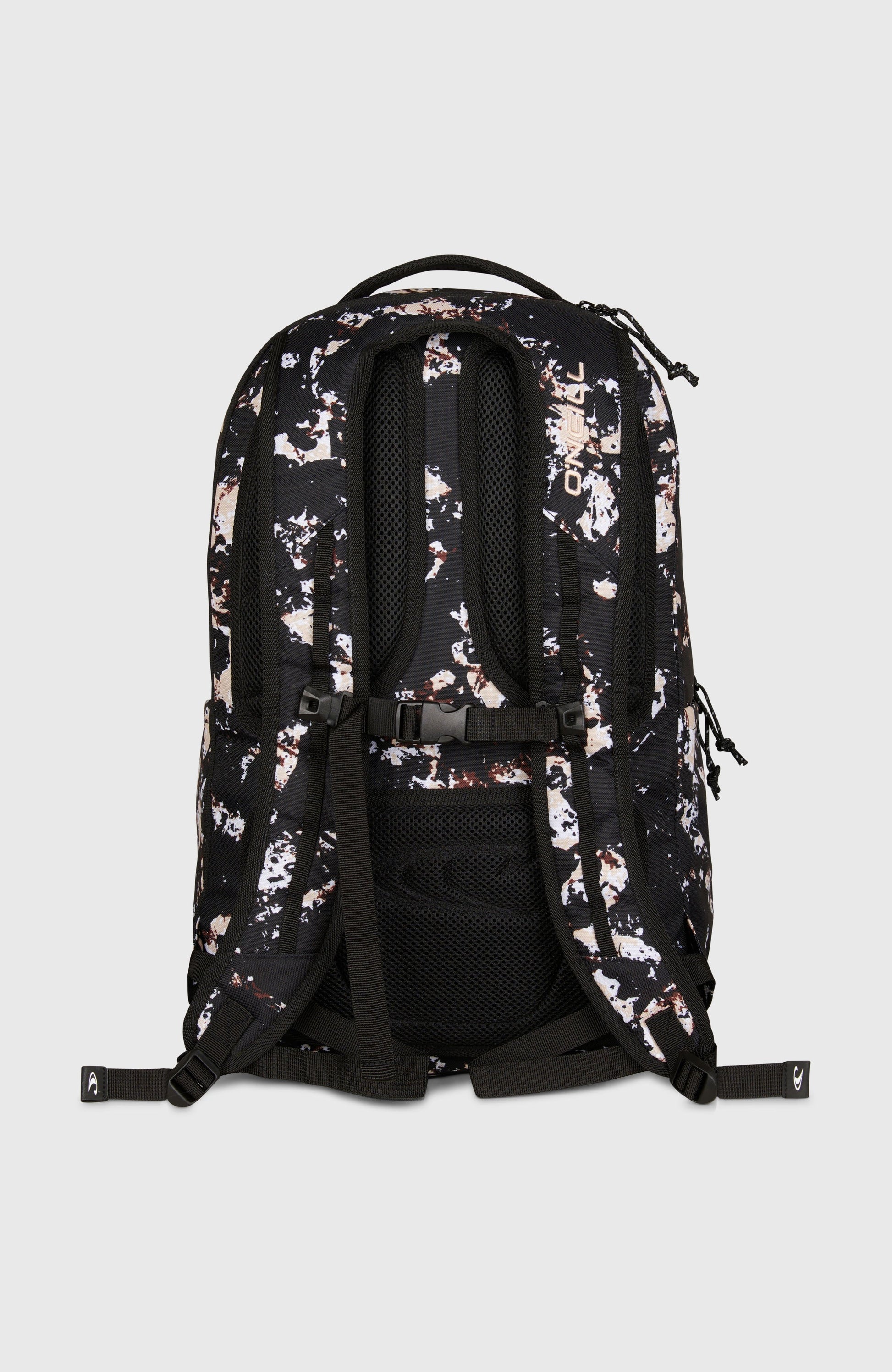 President Backpack Women|Men Black/Beige Quarry