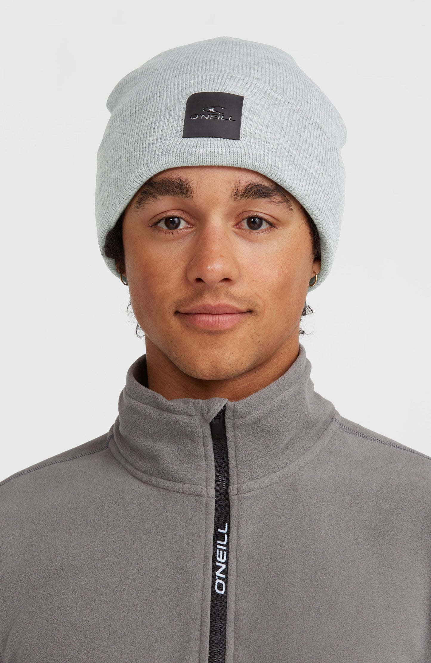 Cube Beanie Women|Men Silver Melee -A