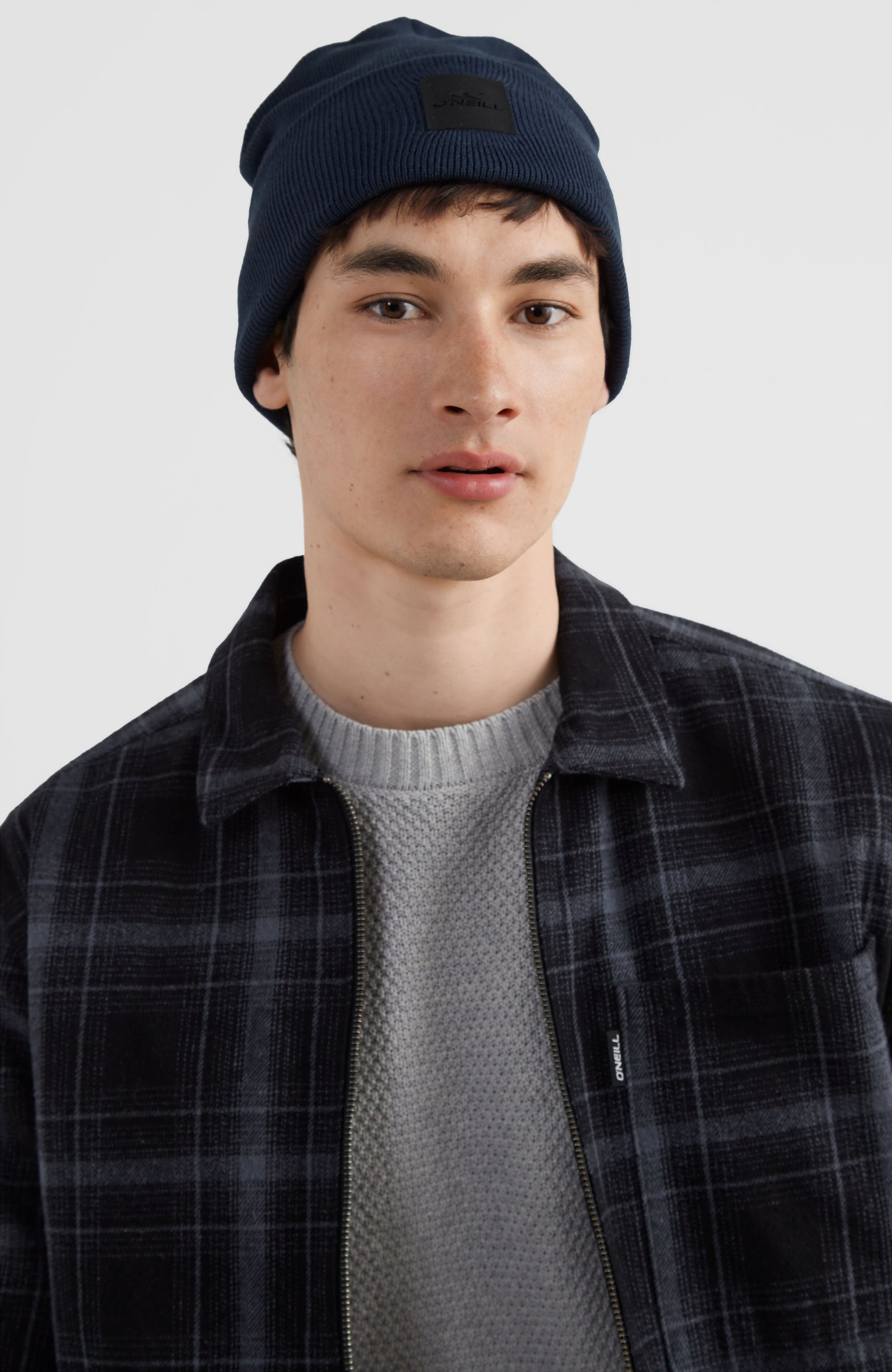 Cube Beanie Women|Men Ink Blue -A