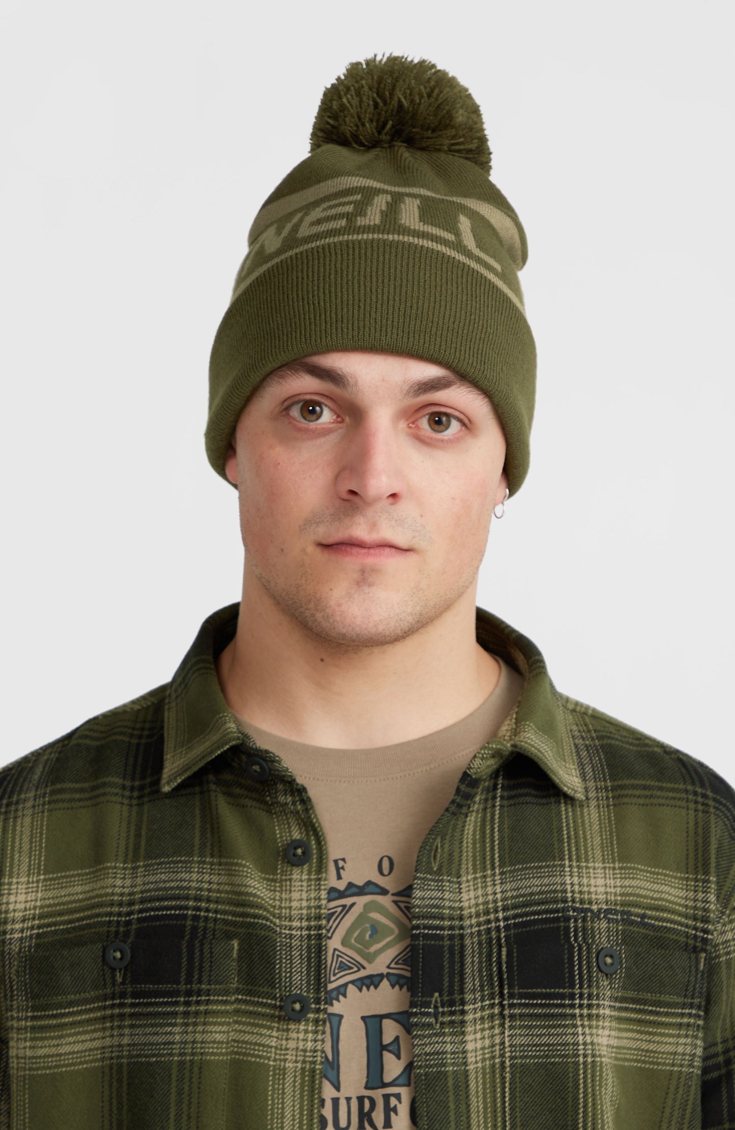 Powder Beanie Women|Men Forest Night Colour Block