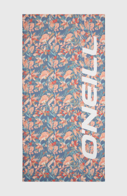 Seacoast Towel Women Blue Painted Tropics