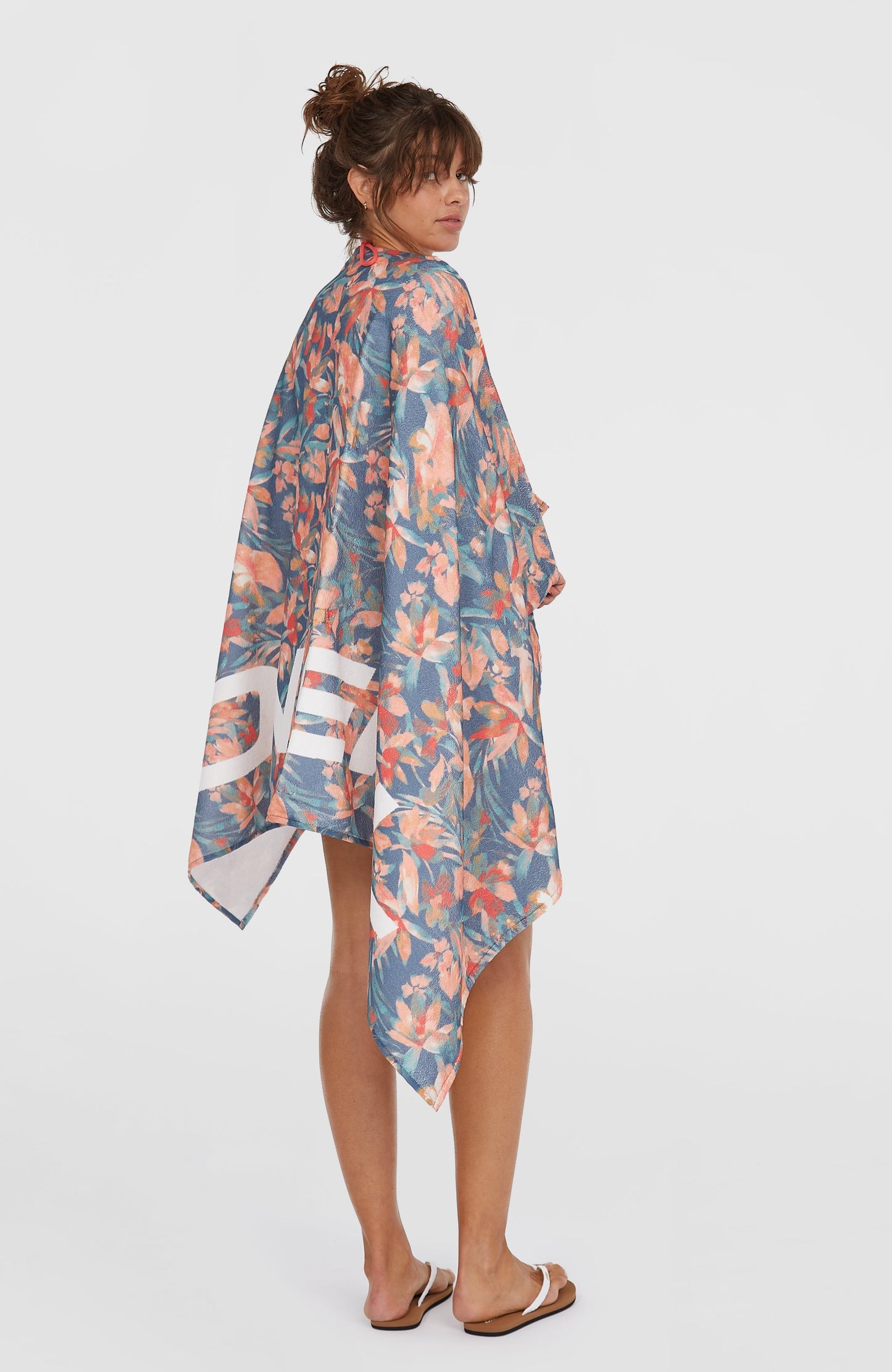 Seacoast Towel Women Blue Painted Tropics