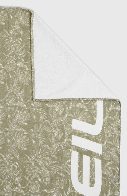 Seacoast Towel Women Green Textured Jungle
