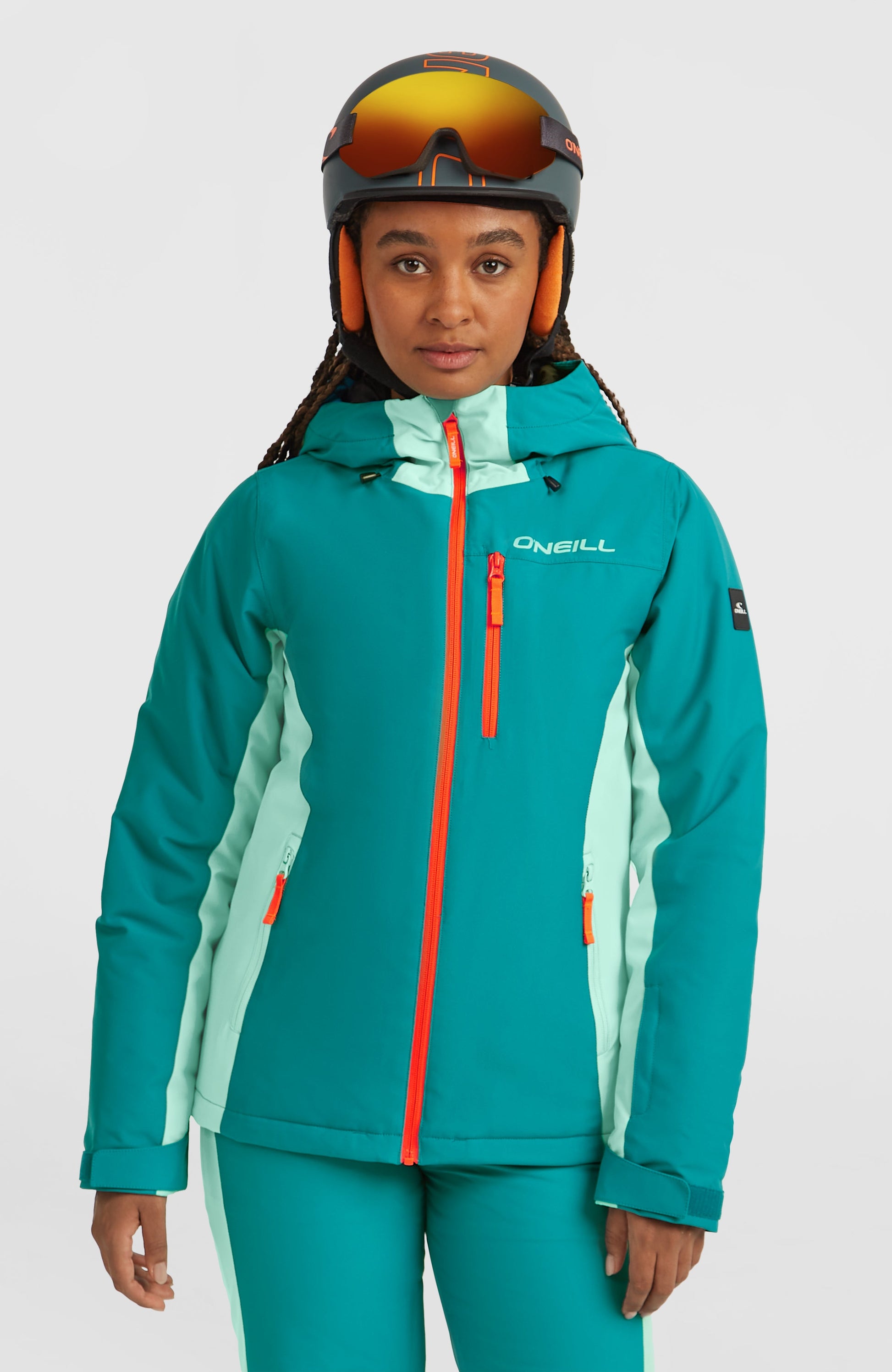 FWC'Cruz Duo Snow Jacket Women Island Breeze Colour Block