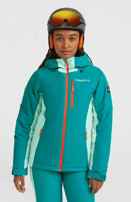 FWC'Cruz Duo Snow Jacket Women Island Breeze Colour Block